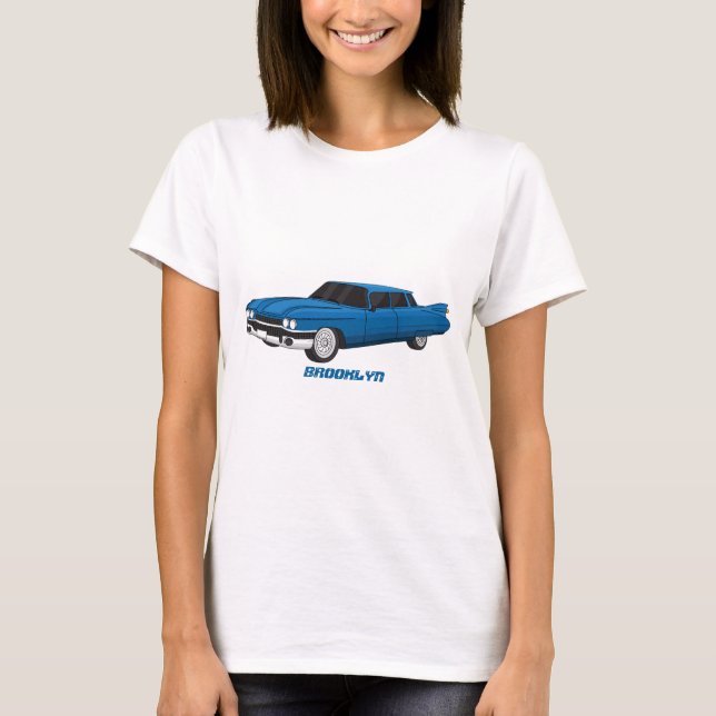 Camiseta Auto clásico Guay blue 1959 (Anverso)