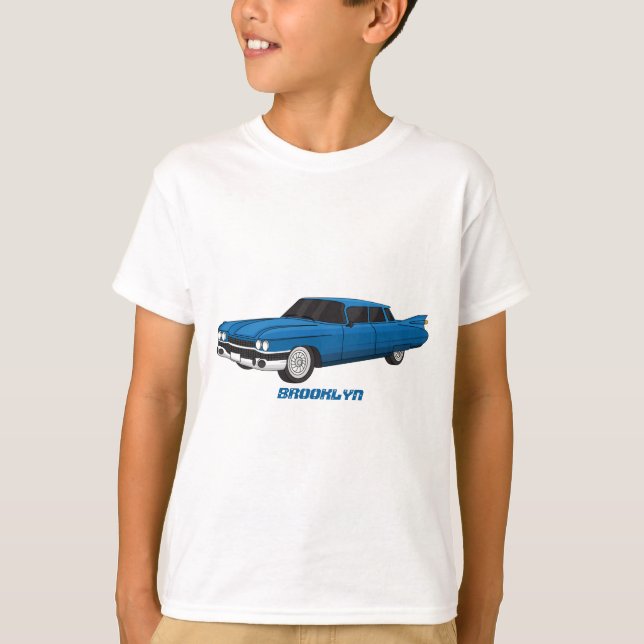 Camiseta Auto clásico Guay blue 1959 (Anverso)