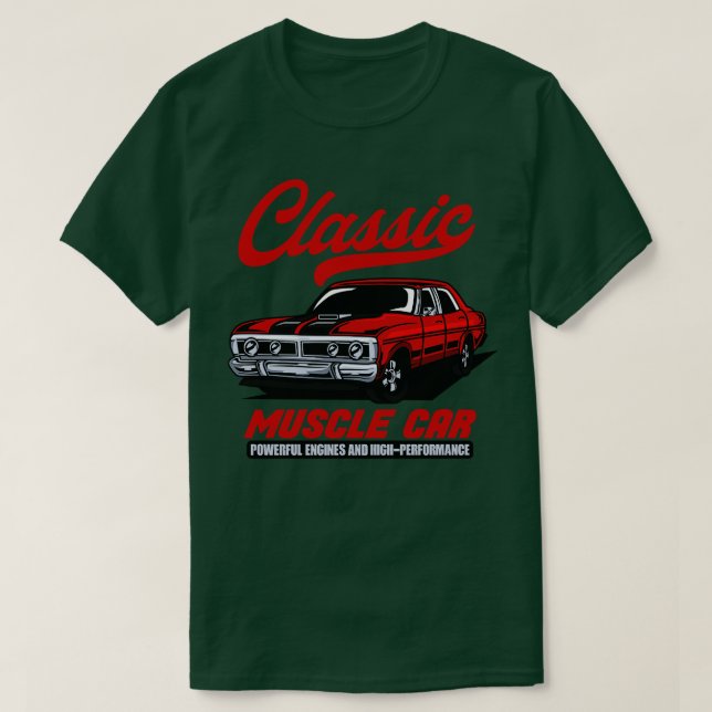 CAMISETA AUTO CLÁSICO MUSCULOSO (Diseño del anverso)