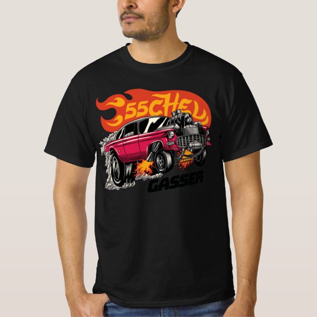 Camiseta Auto de Carreras automotriz (Anverso)