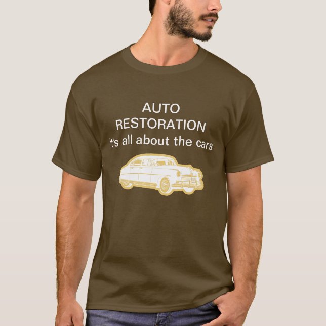 Camiseta auto de la restauración (Anverso)