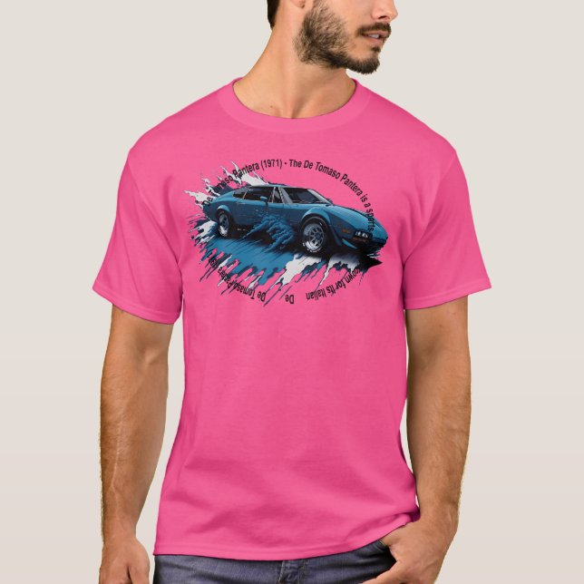 Camiseta Auto De Tomaso Pantera De Mi Papá (Anverso)