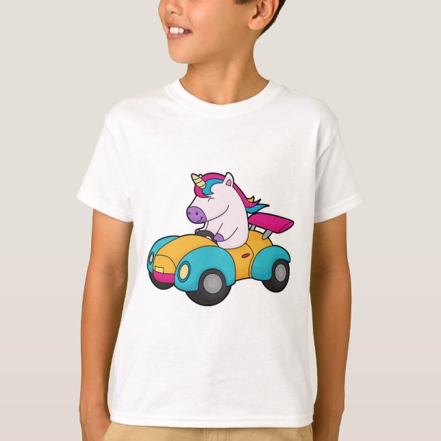 Camiseta Auto de Unicorn (Anverso)