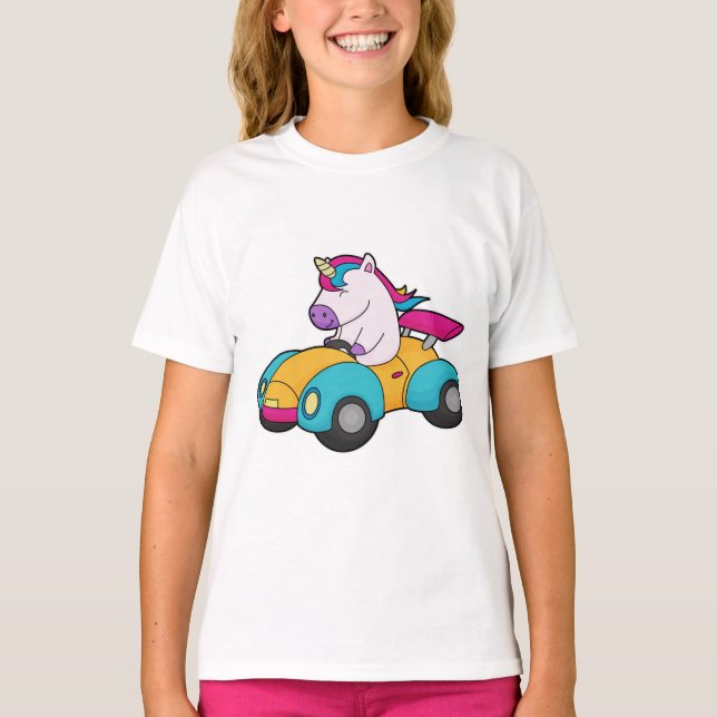 Camiseta Auto de Unicorn (Anverso)