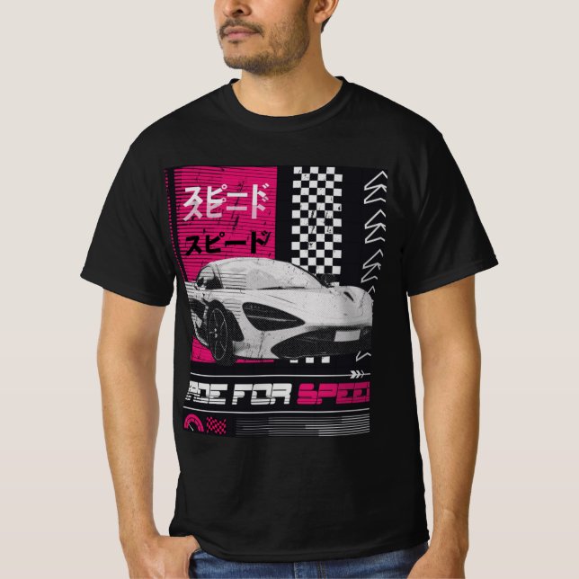 Camiseta Auto de velocidad (Anverso)