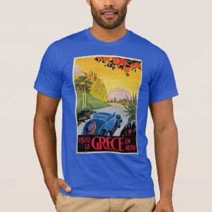Camiseta Auto del en de Grece del La de Visitez