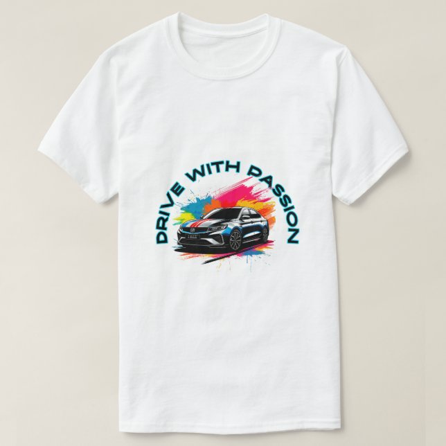Camiseta Auto deportivo de lujo (Diseño del anverso)