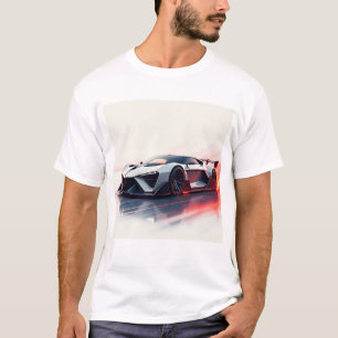 Camiseta Auto deportivo futurista - Diseño elegante generad