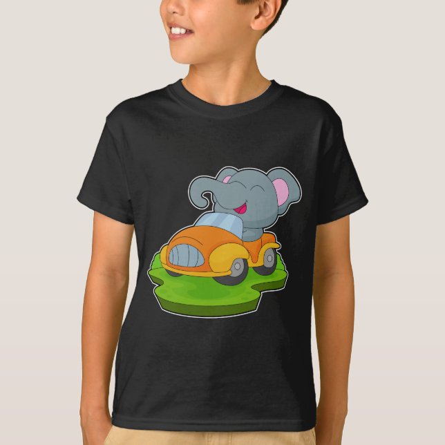 Camiseta Auto elefante (Anverso)