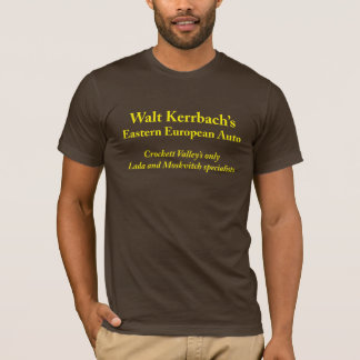 Camiseta Auto europeo de Pascua de Walt Kerrbach