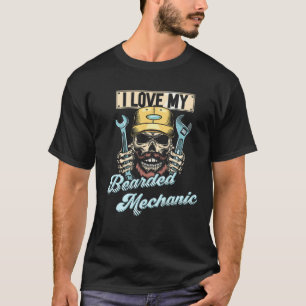 Camiseta Auto Mecánico Auto Vehículo tipo Me Encanta Mi Mec
