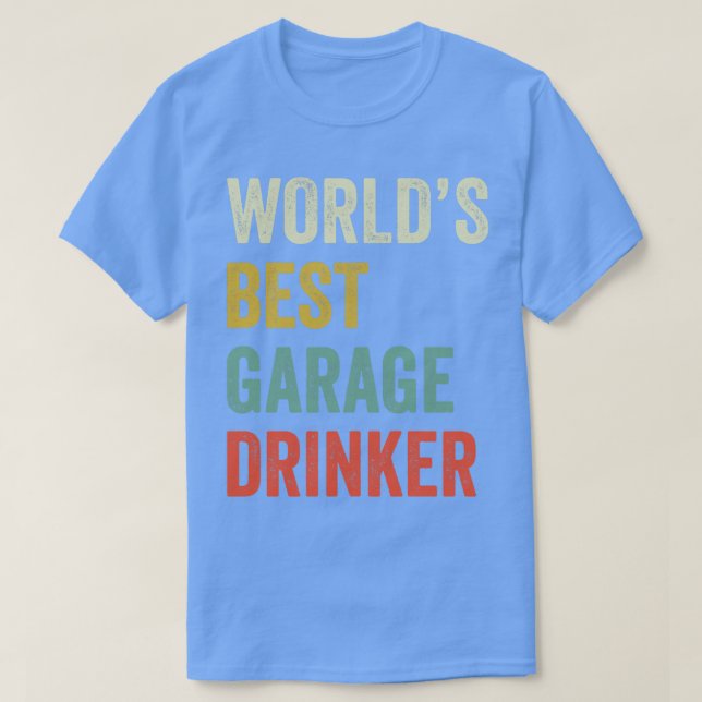 Camiseta Auto mecánico divertida Drinker Garage Fixing s Me (Diseño del anverso)