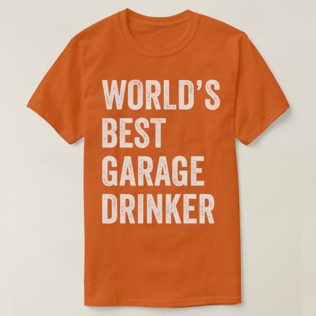Camiseta Auto mecánico Funny Garage Drinker Fixing Carros M (Diseño del anverso)