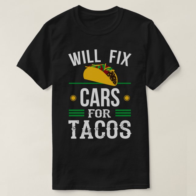 Camiseta Auto mecánico Funny Garage Fix s Heavy Vehículo Me (Diseño del anverso)