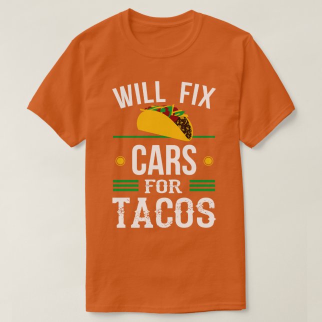 Camiseta Auto mecánico Funny Garage Fix s Heavy Vehículo Me (Diseño del anverso)
