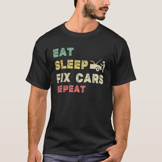Camiseta Auto mechanic work graduation service car mechanic (Anverso)