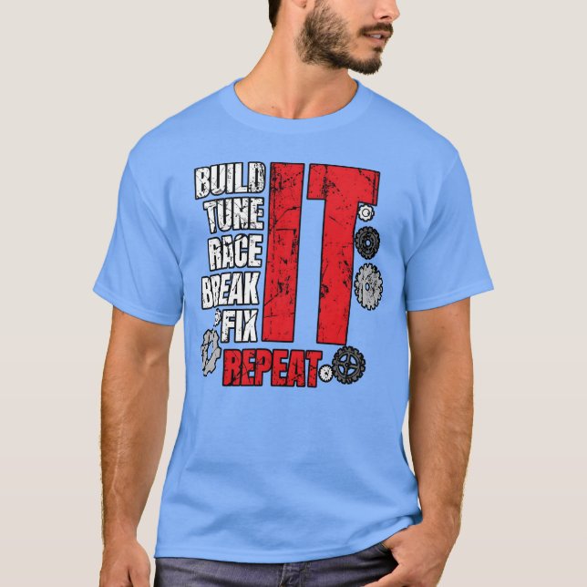 Camiseta Auto Mechanics Gifts Car Mechanic Build Itune It g (Anverso)