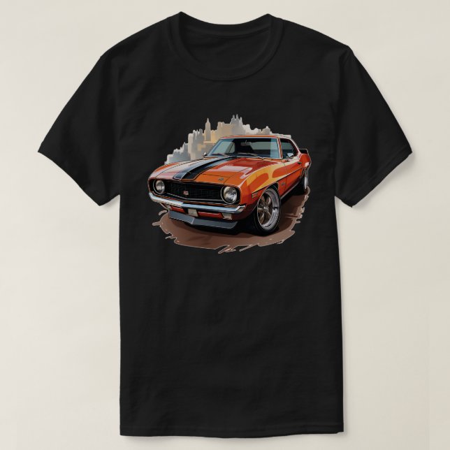 Camiseta Auto muscular clásico (Diseño del anverso)