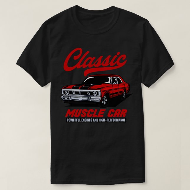 CAMISETA AUTO MUSCULAR CLÁSICO (Diseño del anverso)