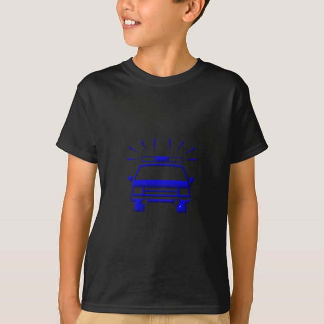 Camiseta Auto policial (Anverso)