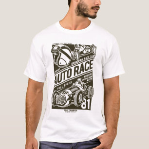 Camiseta Auto Race Retro Vintage