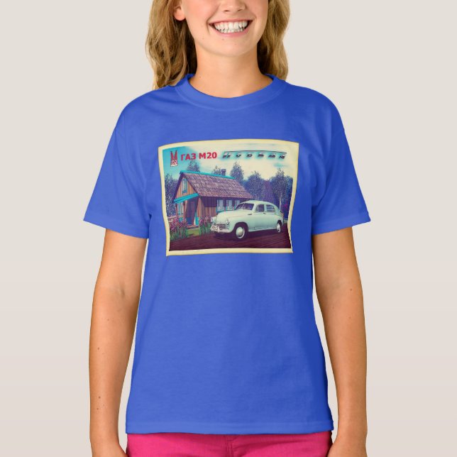 Camiseta Auto Ruso Y Dacha (Anverso)