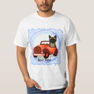 Camiseta Auto Siamés para conducir gatos