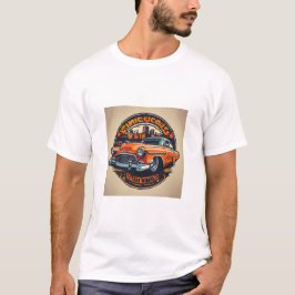 Camiseta Auto vintage de Oddball Cow
