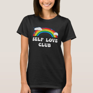 Camiseta Autoamor Club Cuidada Salud Psicológica Arcoiris