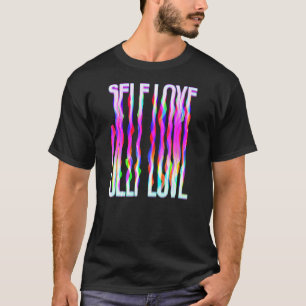 Camiseta Autoamor Trippy Perro colorido psicodélico
