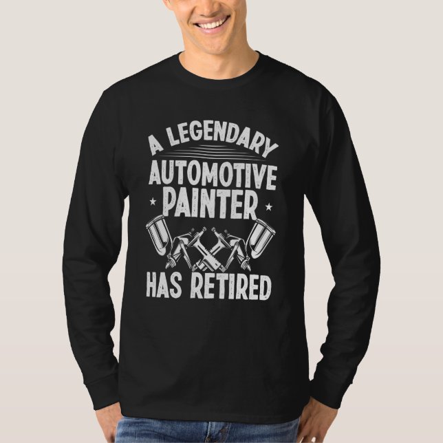 Camiseta Autobody Tech Retirement Car Detailer Auto Body Pa (Anverso)