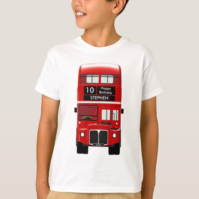 Camiseta Autobús #2 de Londres (Anverso)