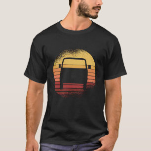Camiseta Autobús 4x4 de Vanagon para el atardecer retro
