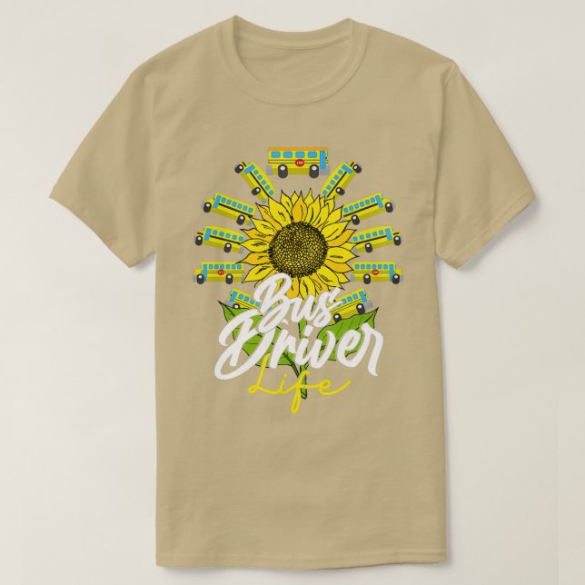 Camiseta Autobús Conductor de la Escuela de Conductores de  (Diseño del anverso)