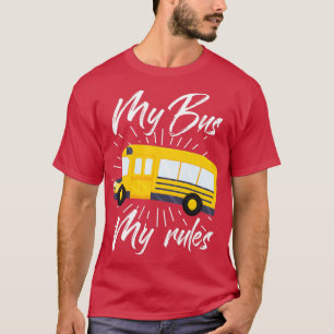 Camiseta Autobús Conductor Omnibus Profesión de Transporte