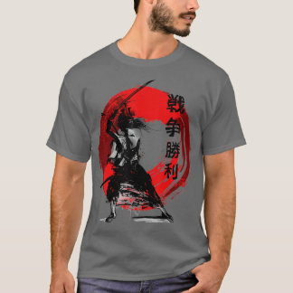 Camiseta Autobús de arte retro japonés de la guerrera japon
