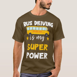 Camiseta Autobús de conducción de amor de superpotencia