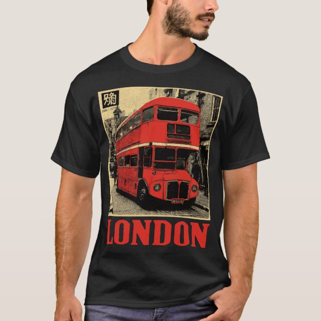 Camiseta Autobús de doble decker en Londres | Inglaterra re (Anverso)