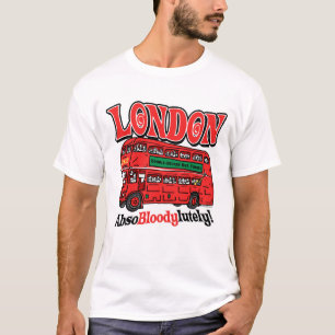Camiseta Autobús de dos plantas de Londres por los estudio
