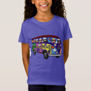 Camiseta Autobús de la Paz del Mono de Calcetín