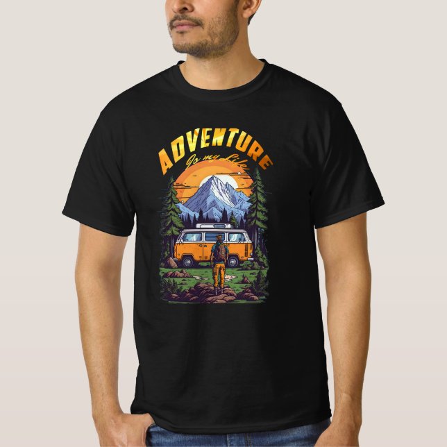 Camiseta Autobús de viajes al aire libre Adventure (Anverso)