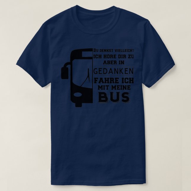 Camiseta Autobús del conductor del autobús (Diseño del anverso)