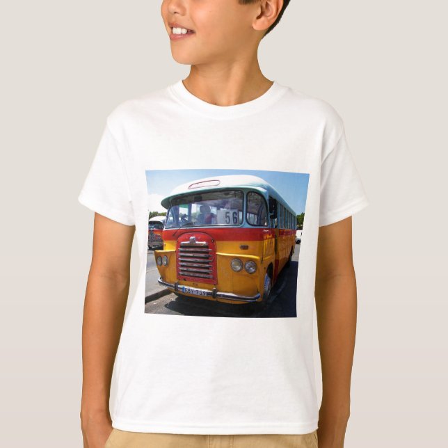 Camiseta Autobús del vintage (Anverso)