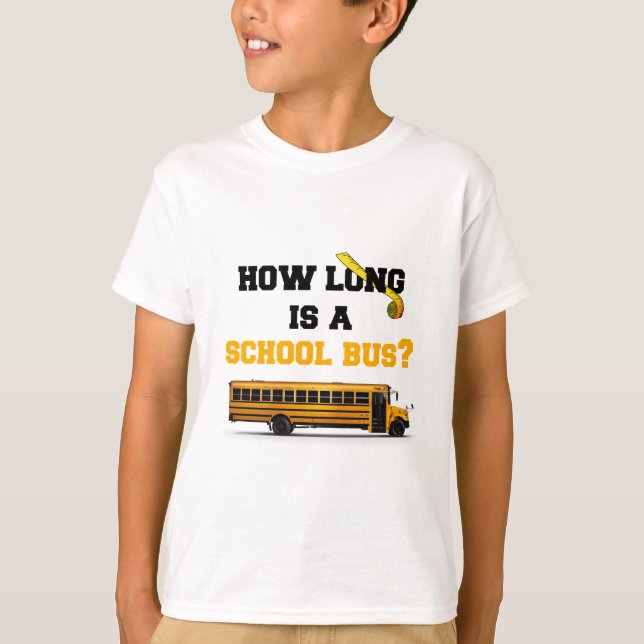 Camiseta Autobús escolar (Anverso)