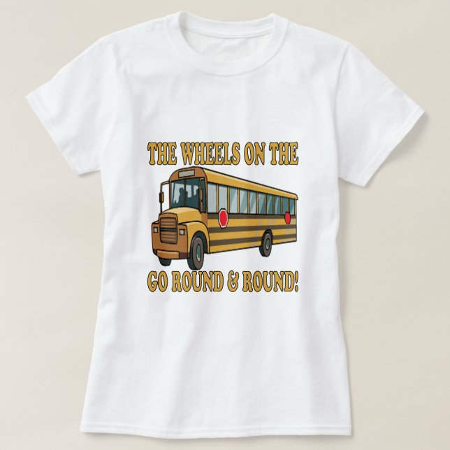 Camiseta Autobús escolar (Diseño del anverso)