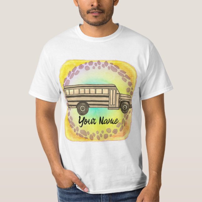 Camiseta Autobús escolar (Anverso)