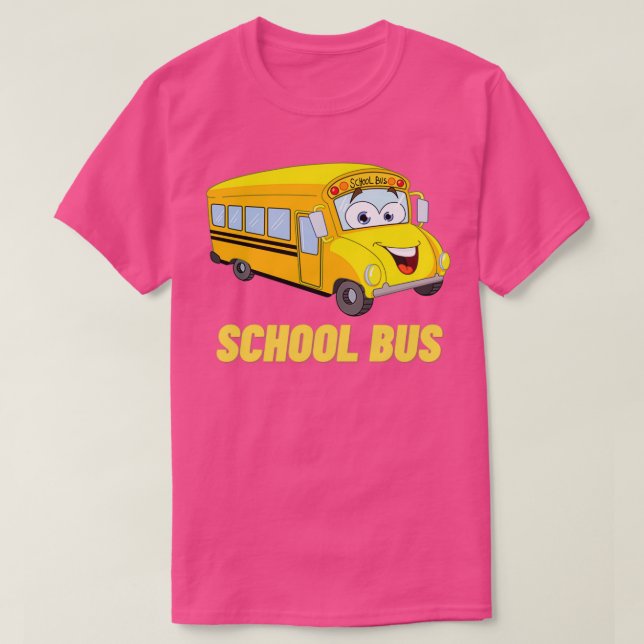 Camiseta Autobús escolar 4 (Diseño del anverso)