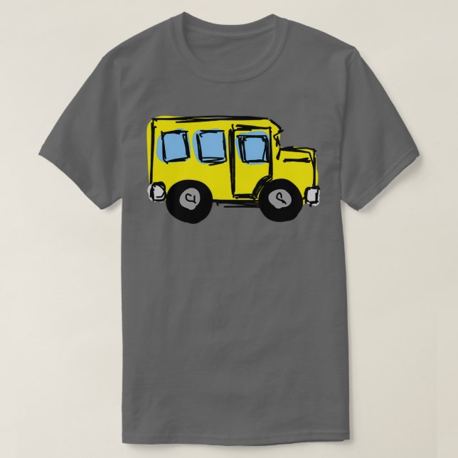 Camiseta Autobús escolar 40 (Diseño del anverso)