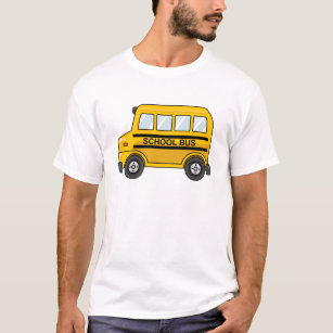 Camiseta amarilla de manga larga para estudiantes de conductor de autobús  escolar, Negro 