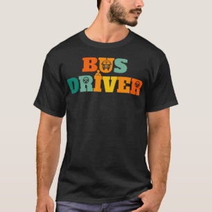Camiseta Autobús escolar Chauffeur Driver Motorist Bus Driv